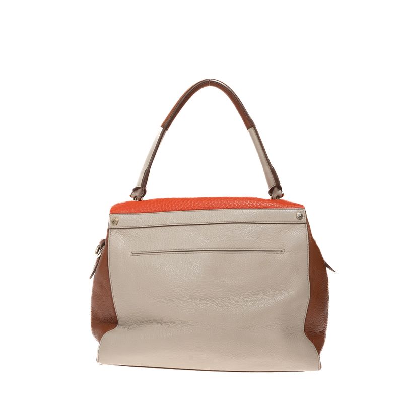 Bolsa-Furla-Creme-e-Laranja