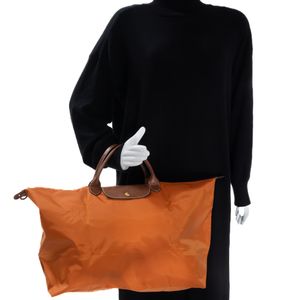 Bolsa Longchamp Le Pliage Extra Grande Laranja