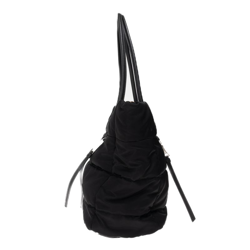 Bolsa-Prada-Tessuto-Puffer-Preta