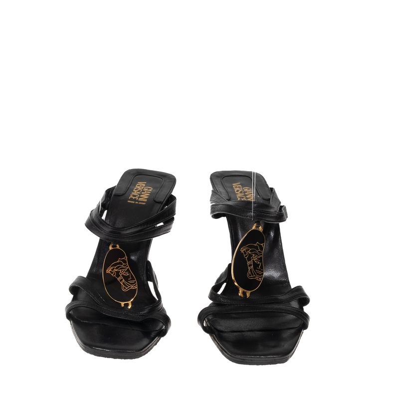 Sandalia-Versace-Couro-Preta