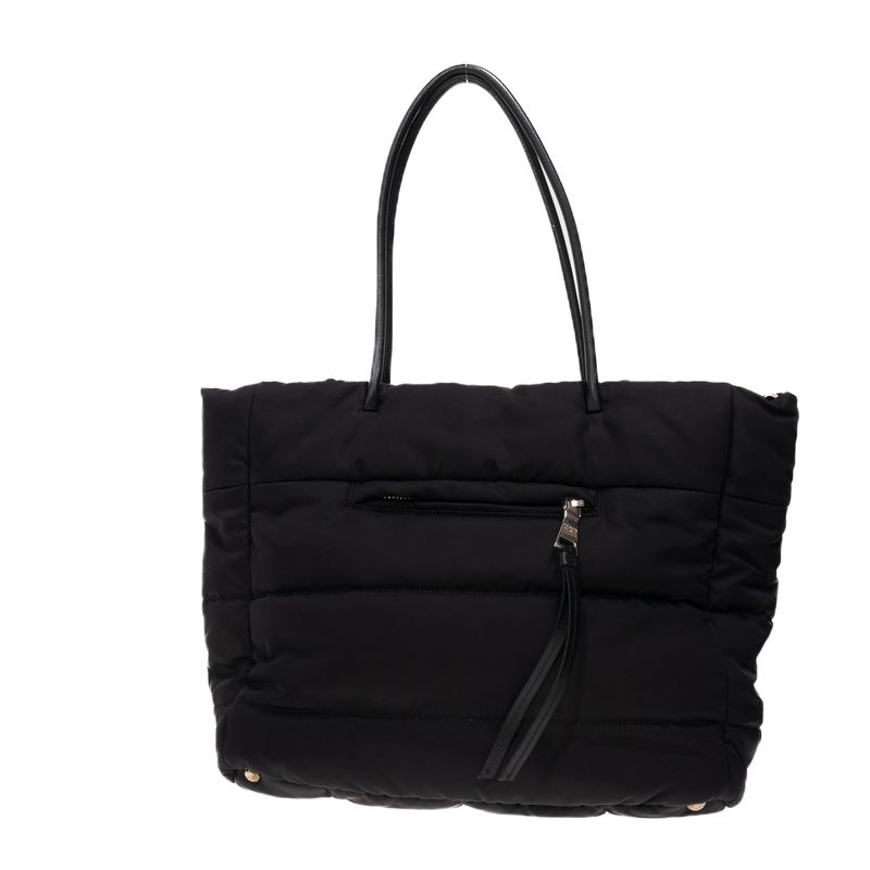 Bolsa-Prada-Tessuto-Puffer-Preta
