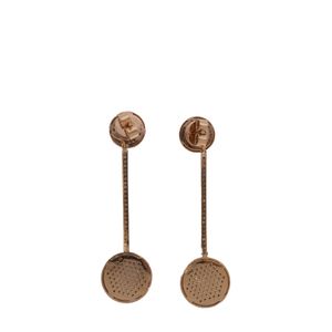 Brinco Carla Amorim Pingente Removível Ouro Rosé e Diamantes