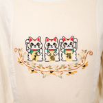 Camisa-Cris-Barros-Creme-Ponto-Cruz-Gatos