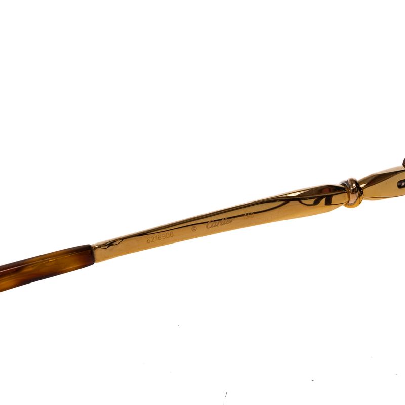 Oculos-Cartier-Trinity-Dourado-e-Tartaruga