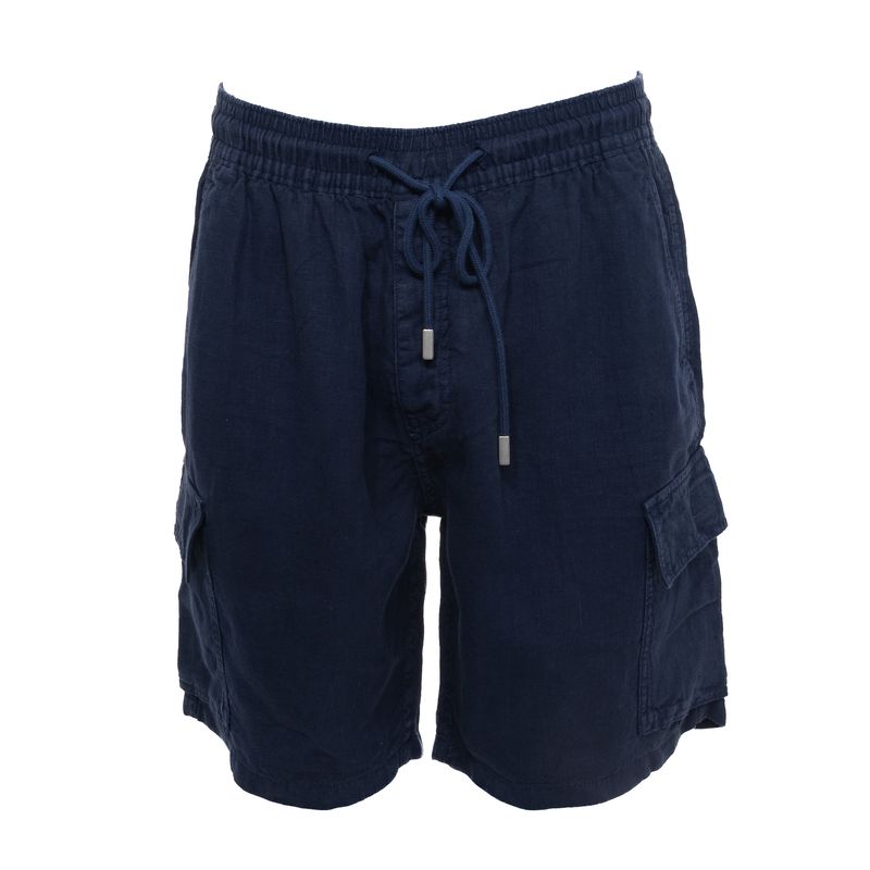 Short-Vilebrequin-Linho-Marinho