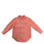 Camisa-Ralph-Lauren-Infantil-Xadrez-Laranja