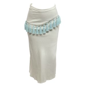Saia Cris Barros Tassel Verde