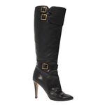 Bota-Jimmy-Choo-Cano-Longo-Couro-Preto