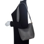 Bolsa-Celine-Seau-Sangle-Bucket-Couro-Cinza