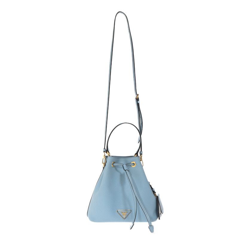 Bolsa-Prada-Bucket-Saffiano-Azul