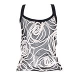 Blusa-Giorgio-Armani-Tule-Preta-e-Branca