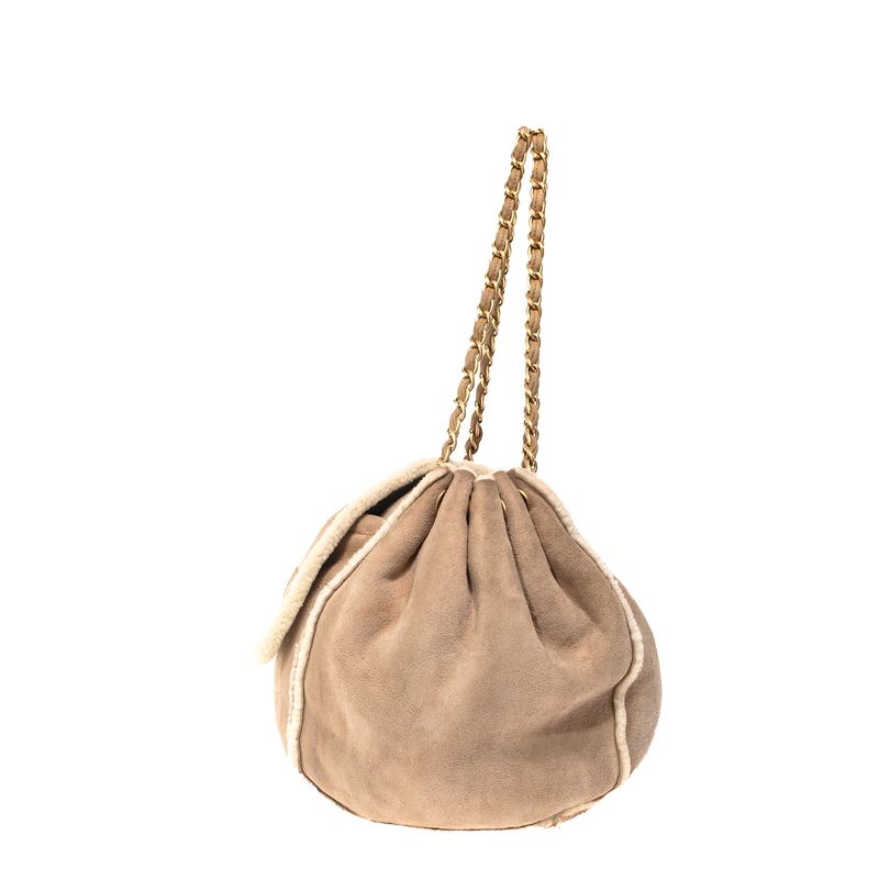 Bolsa-Chanel-Camurca-Bege