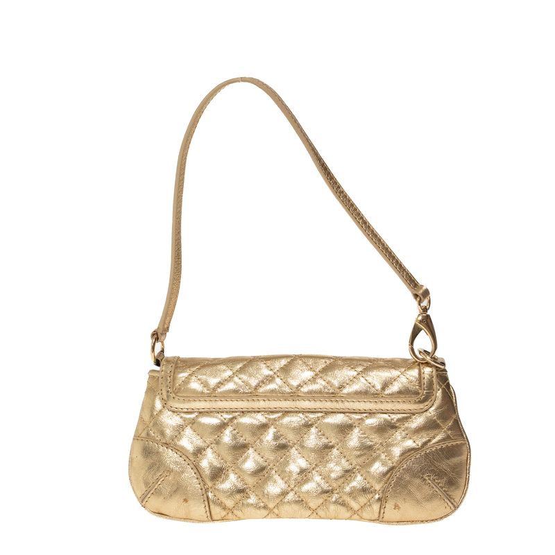 Bolsa-Burberry-Clutch-Metalizada-Dourada