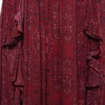 Saia-Cris-Barros-Midi-Viscose-Vermelha-Estampada