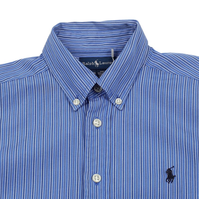 Camisa-Ralph-Lauren-Infantil-Listrada-Azul