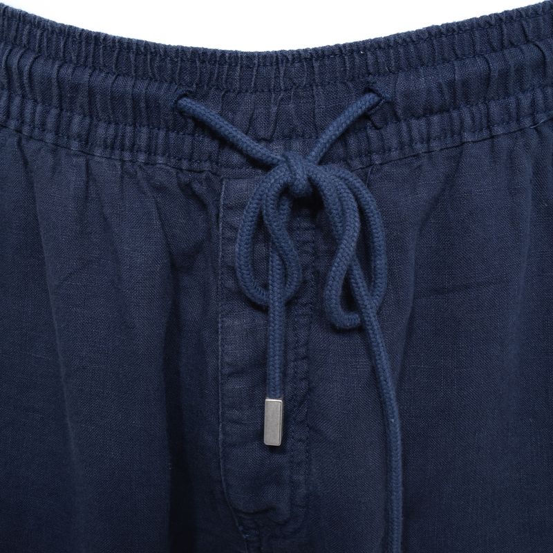 Short-Vilebrequin-Linho-Marinho