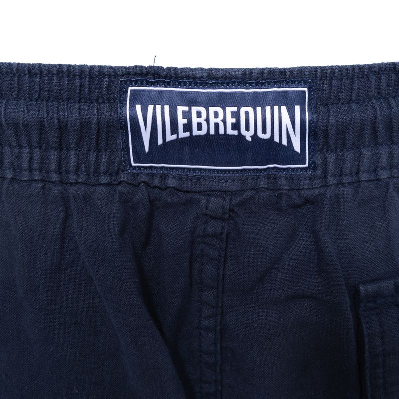 Short-Vilebrequin-Linho-Marinho