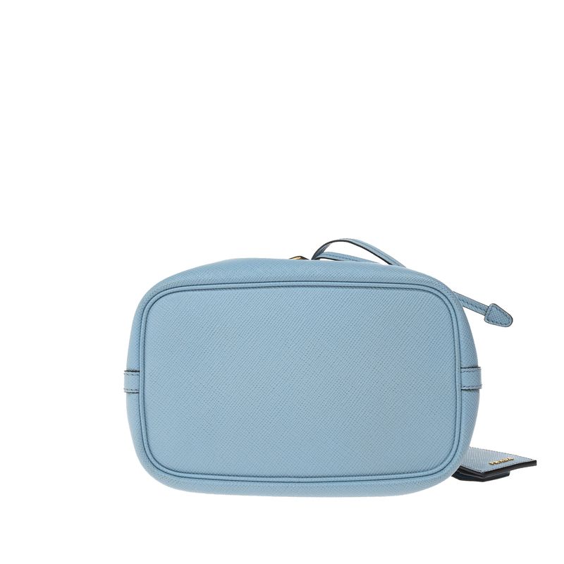 Bolsa-Prada-Bucket-Saffiano-Azul