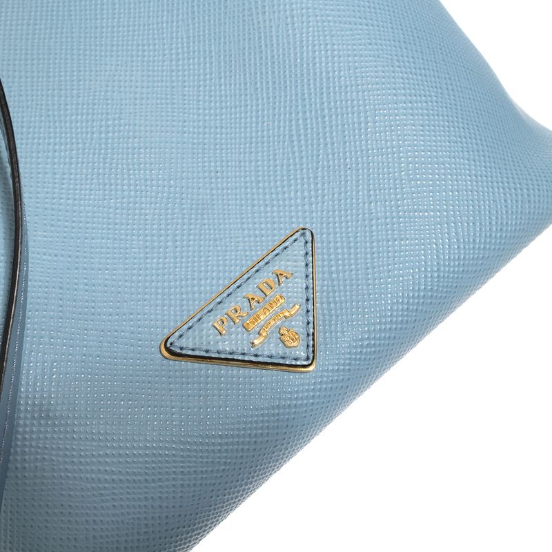 Bolsa-Prada-Bucket-Saffiano-Azul