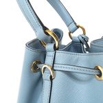 Bolsa-Prada-Bucket-Saffiano-Azul