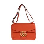 Bolsa-Gucci-Marmont-Couro-Laranja-