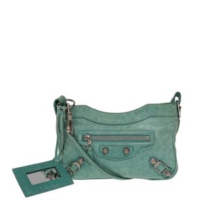 Bolsa Balenciaga Motorcycle Classic Hip Verde