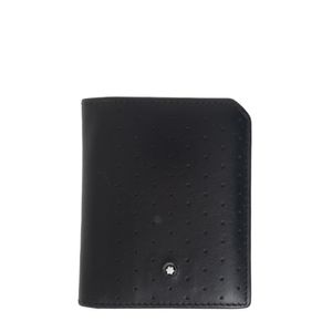 Carteira Montblanc Couro Texturizado Preto