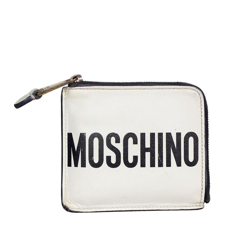 Carteira-Moschino-Branca-e-Preta-