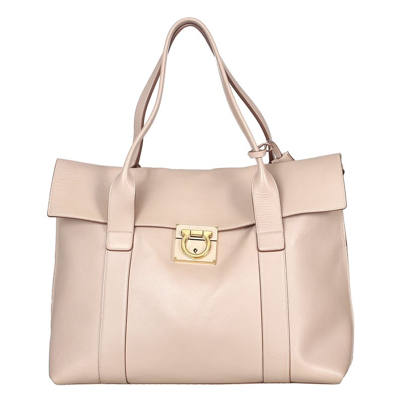Bolsa-Salvatore-Ferragamo-Couro-Rosa-