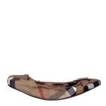 Sapatilha-Burberry-Fivela-Housecheck-e-Bege
