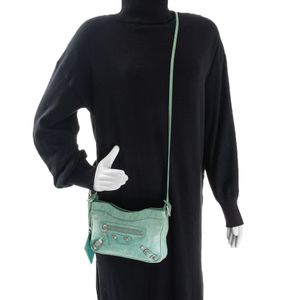 Bolsa Balenciaga Motorcycle Classic Hip Verde