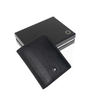 Carteira Montblanc Couro Texturizado Preto