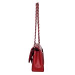 Bolsa-Chanel-Double-Flap-Caviar-Vermelha-