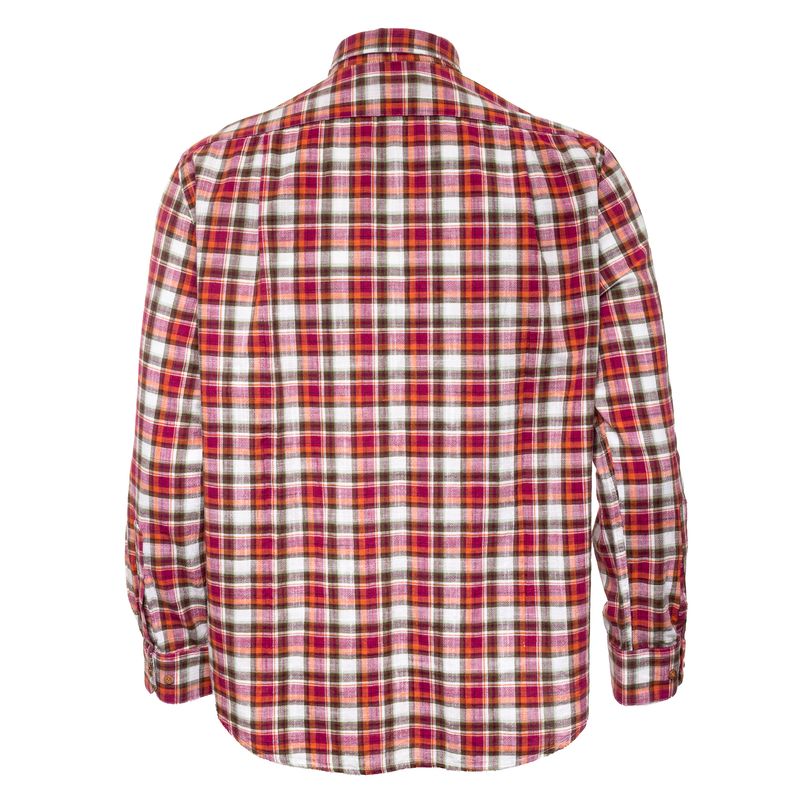 Camisa-Ricardo-Almeida-Xadrez-Rosa-e-Laranja