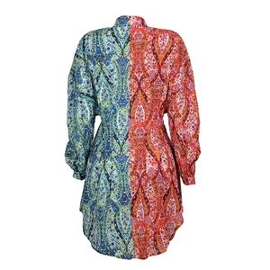 Vestido À La Garçonne Estampado