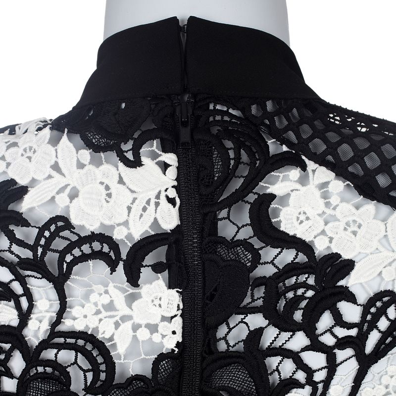 Vestido-Self-Portrait-Renda-Preto-e-Branco-