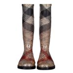 Galocha-Burberry-Housecheck-e-Flores