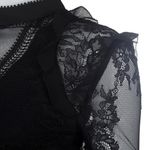 Blusa-Self-Portrait-Renda-Preta-