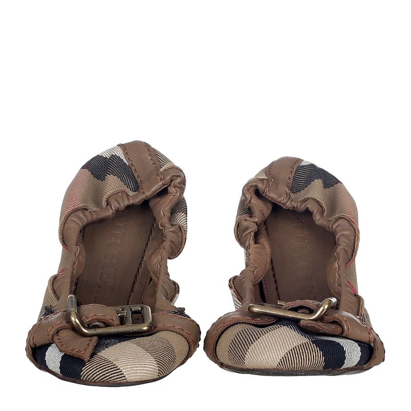 Sapatilha-Burberry-Fivela-Housecheck-e-Bege