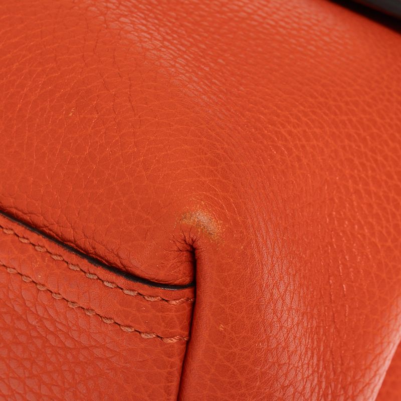 Bolsa-Gucci-Marmont-Couro-Laranja-