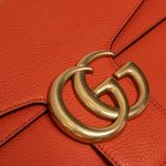Bolsa-Gucci-Marmont-Couro-Laranja-