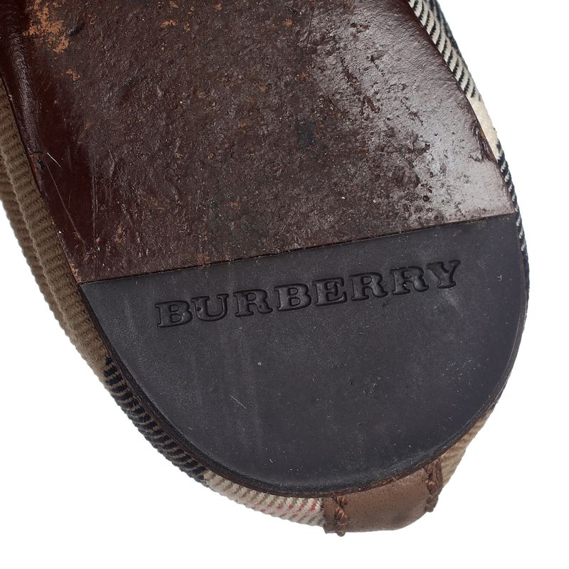 Sapatilha-Burberry-Fivela-Housecheck-e-Bege