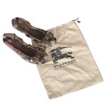 Sapatilha-Burberry-Fivela-Housecheck-e-Bege