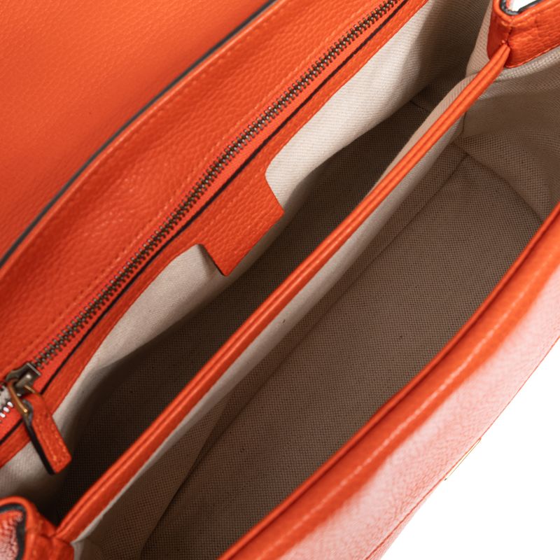 Bolsa-Gucci-Marmont-Couro-Laranja-