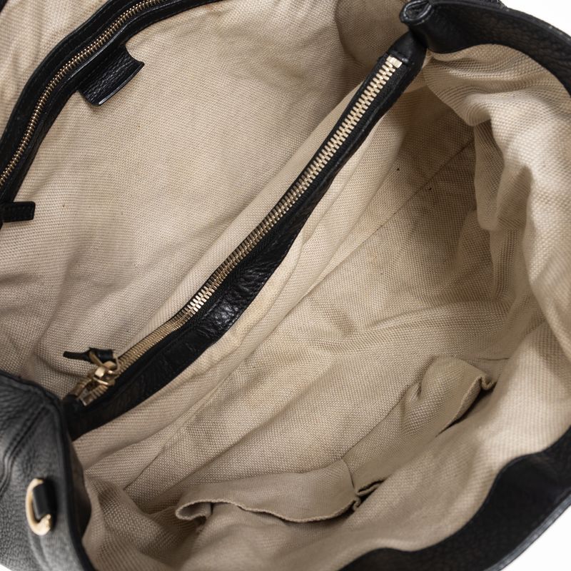 Bolsa-Gucci-Soho-Tote-Couro-Preta