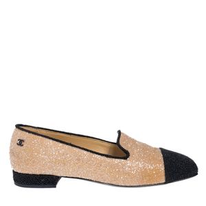 Sapato Chanel Brilho Bicolor