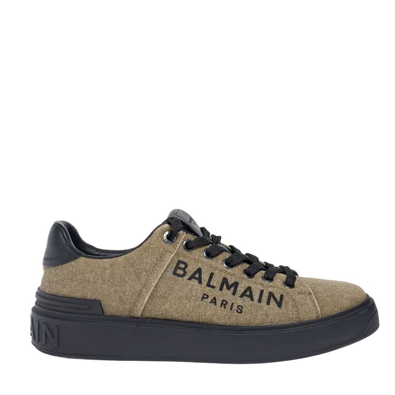 Tenis-Balmain-B-Court-Caqui