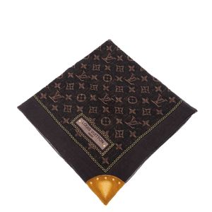 Lenço Louis Vuitton Monograma Marrom