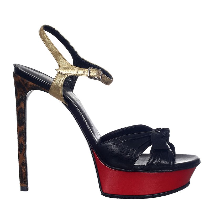 Sandalia-Saint-Laurent-Laco-Preto-e-Animal-Print