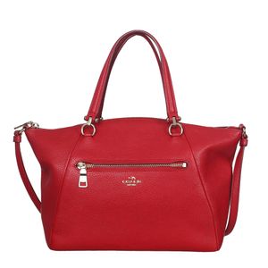 Bolsa Coach Couro Vermelho